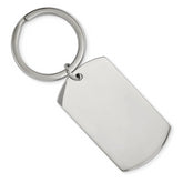 Chisel Stainless Steel Brushed and Polished 1.85mm Reversible Key Ring